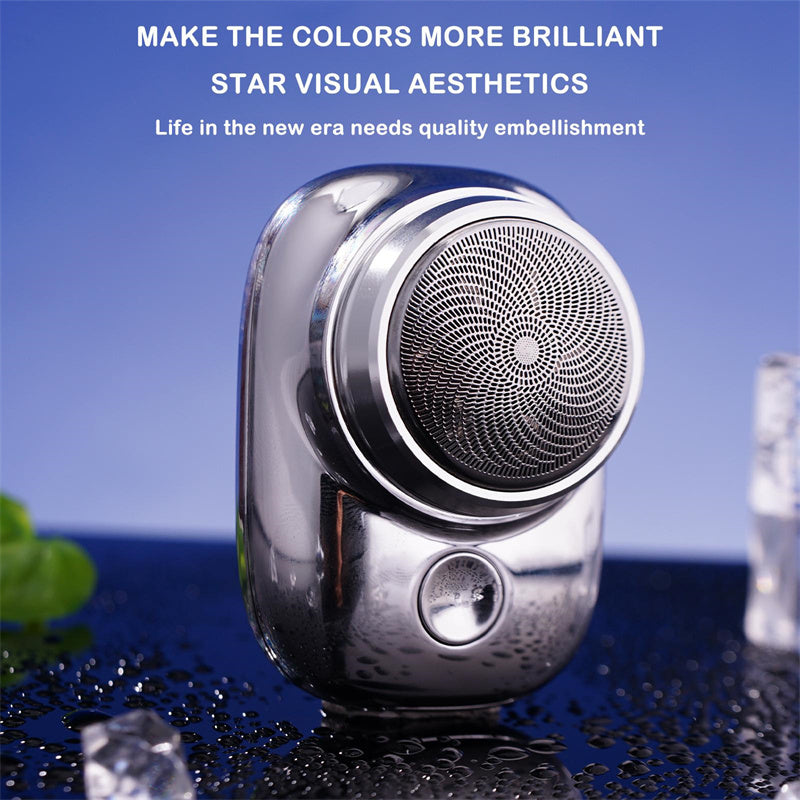 Mini rasoir portable sans fil rechargeable par USB, rasoir électrique pour le visage, humide et sec, indolore, petite taille, pour hommes