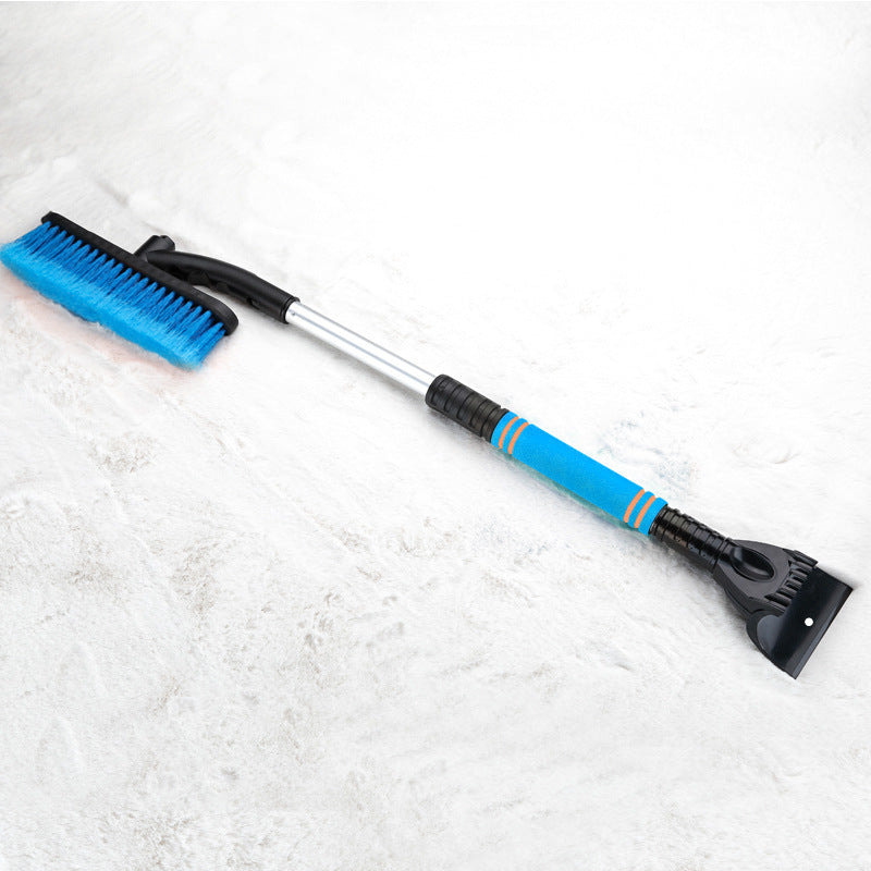 Brosse de nettoyage de voiture, grattoir à glace, pelle à neige amovible, brosse anti-poussière, brosse à neige extensible pour pare-brise, manche en mousse