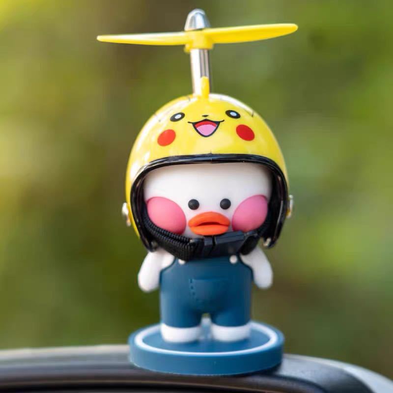 Ornements de voiture Moto Accessoires de console centrale de voiture mignons Dessin animé de voiture