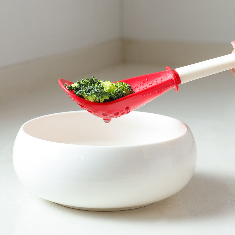 Cuillère à fente multifonctionnelle pour broyer et cuisiner, pour écraser les aliments auxiliaires, le gingembre, l'ail, les pommes de terre, les sautés, les spatules, les ustensiles de cuisine