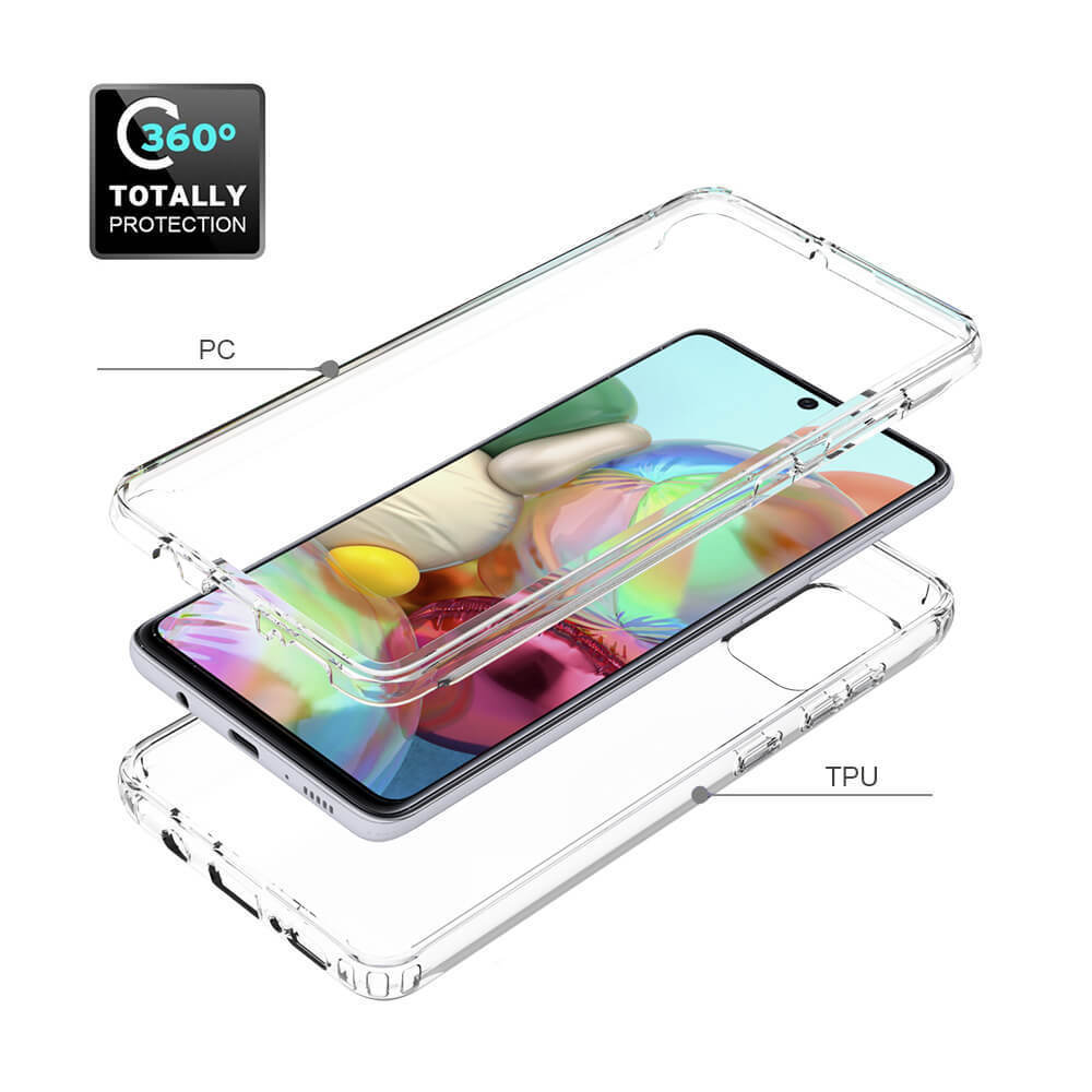 Étui anti-chute transparent de la série Samsung – Housse de protection transparente