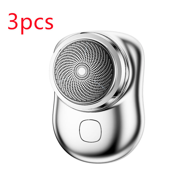 Mini rasoir portable sans fil rechargeable par USB, rasoir électrique pour le visage, humide et sec, indolore, petite taille, pour hommes