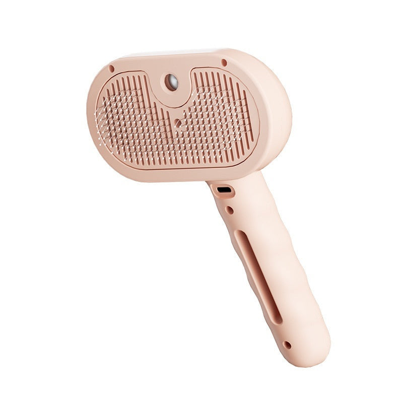 Peigne à cheveux pour animaux de compagnie, brosse de nettoyage pour poils d'animaux, toilettage pour chats, accessoires pour chiens, outils de démêlage, brumisateur d'eau, humidificateur, peigne, fournitures pour animaux de compagnie