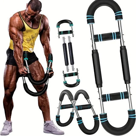 Appareil de musculation multifonctionnel en forme de U pour les bras et la poitrine, réglable, équipement de musculation à domicile