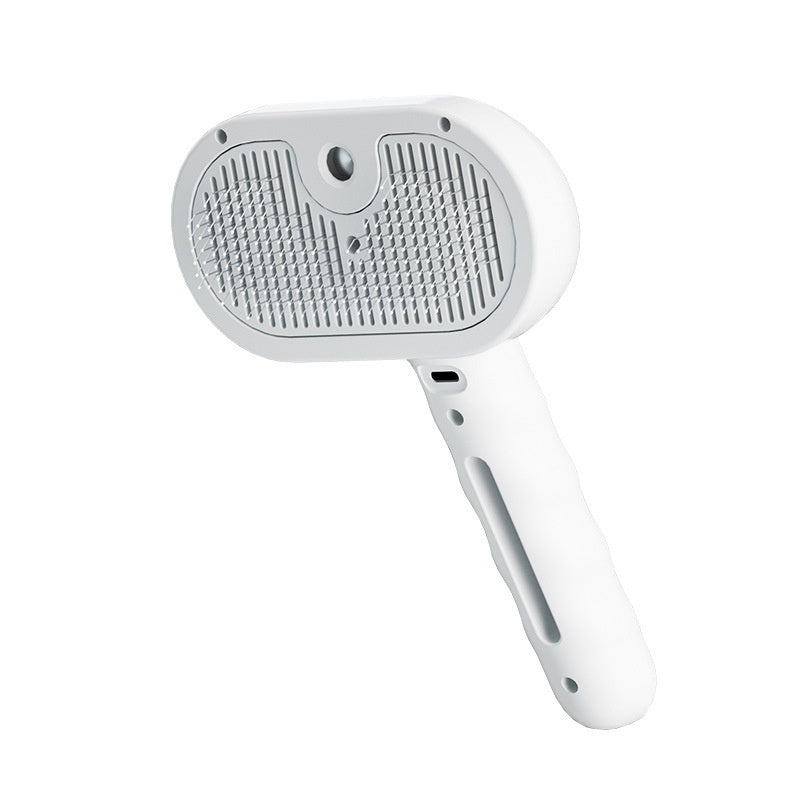 Peigne à cheveux pour animaux de compagnie, brosse de nettoyage pour poils d'animaux, toilettage pour chats, accessoires pour chiens, outils de démêlage, brumisateur d'eau, humidificateur, peigne, fournitures pour animaux de compagnie