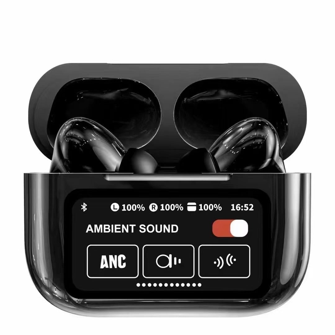 Écouteurs sans fil transfrontaliers A9Pro Bluetooth 5.4 ultra longue endurance réduction du bruit intra-auriculaire Huaqiang North Bluetooth populaire