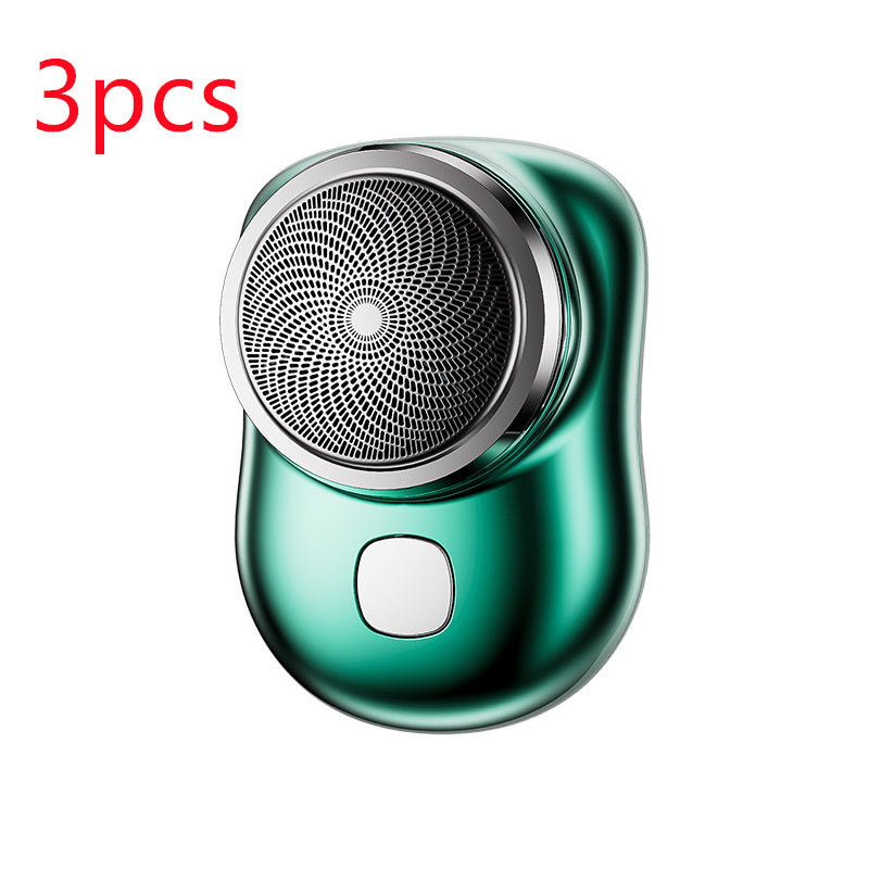 Mini rasoir portable sans fil rechargeable par USB, rasoir électrique pour le visage, humide et sec, indolore, petite taille, pour hommes