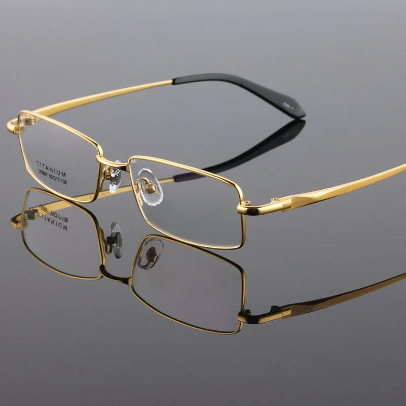 BCLEAR Classic Eyewear Pure Titanium Glasses Frame Men Eyeglasses Optical Prescription Reading Clear Eye Lens Male Spectacle