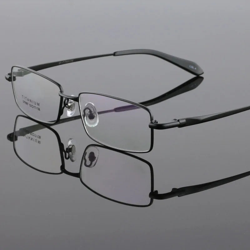 BCLEAR Classic Eyewear Pure Titanium Glasses Frame Men Eyeglasses Optical Prescription Reading Clear Eye Lens Male Spectacle