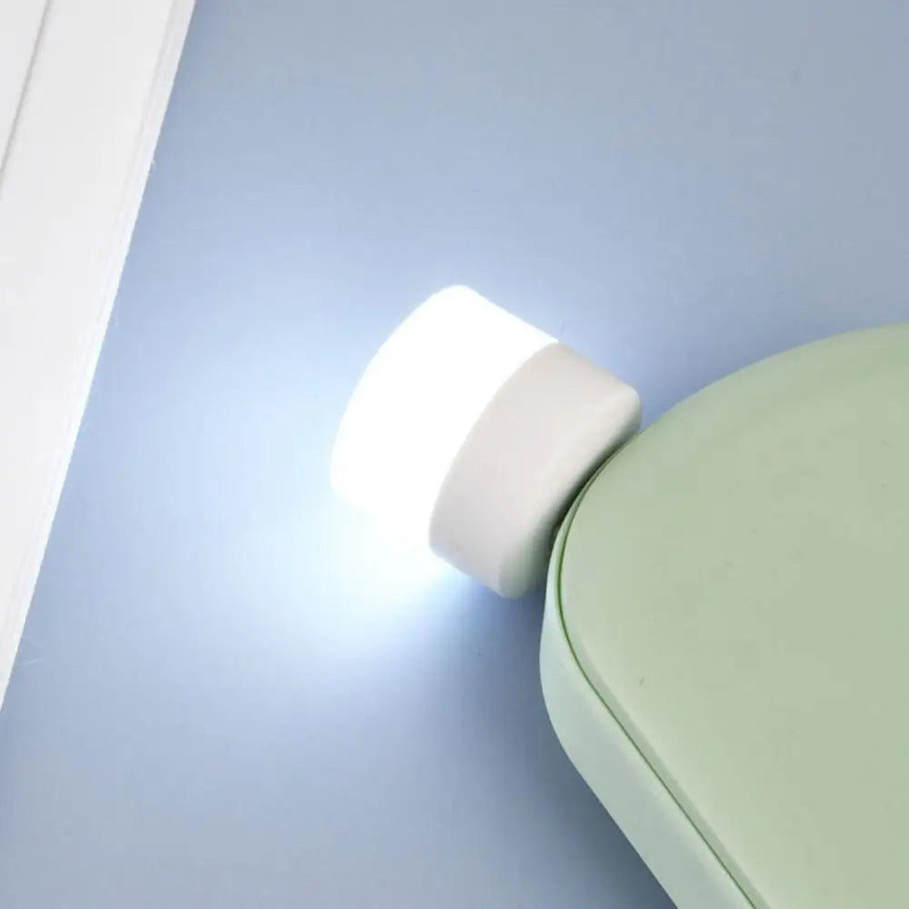 1pc Mini USB Night Light Bulb Warm White Eye Protection Book Reading Light USB Plug PC Mobile Power Charging LED Lighting Tool