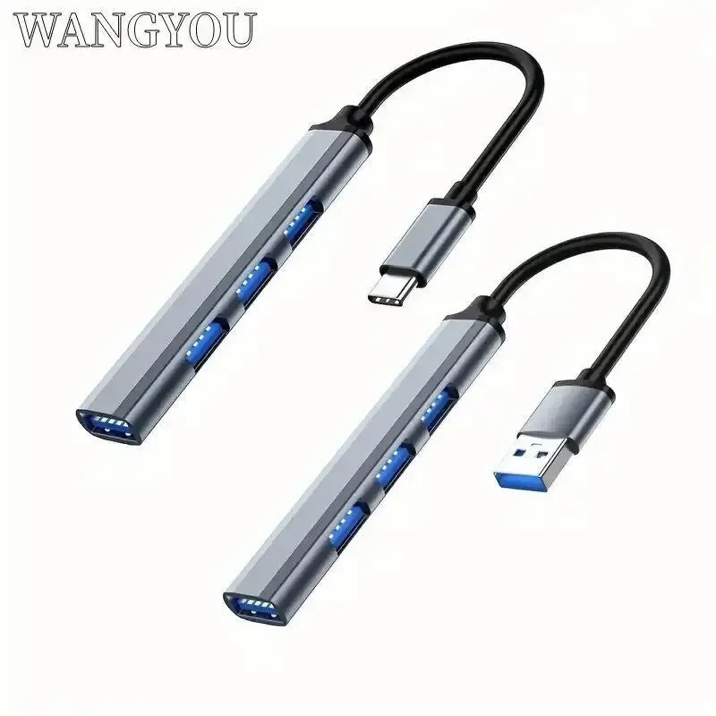 USB Dock Mobile Phone Computer Type C One Drag Four Expanders High Speed Transmission Multi Function Wire Divider