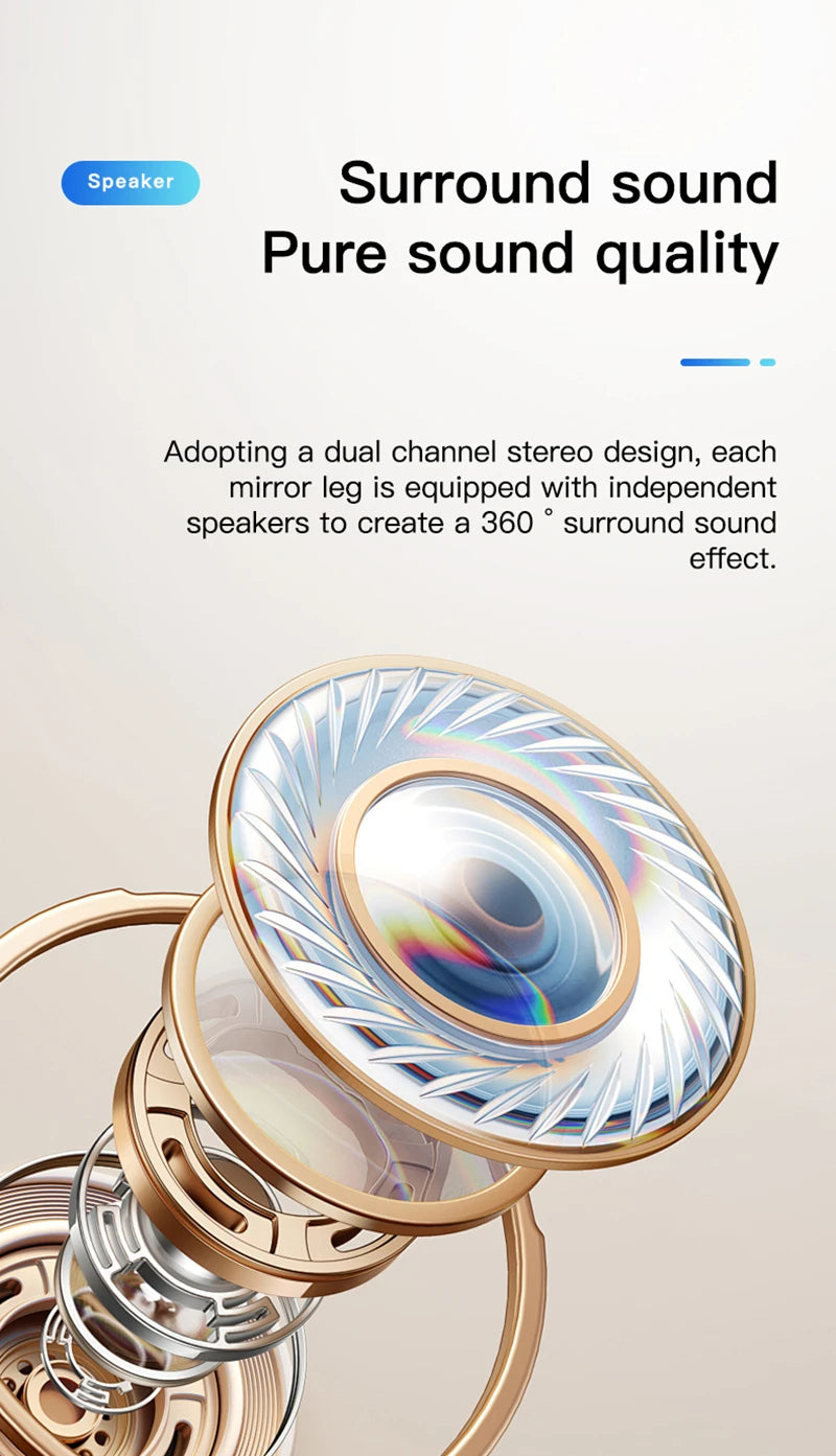 Xiaomi AI Smart Camera Glasses 200MP Bluetooth Smart Glasses Call Playing Music Object Recognition AI Translation Multifunction