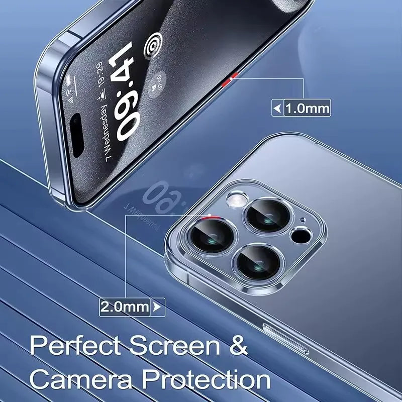 For iPhone 17 Air 16 15 14 13 12 11 Pro Xs Max Mini 16e XR 7 8 6 6s Plus 16e SE 2020 Case Clear Soft TPU Ultra-thin Back Cover