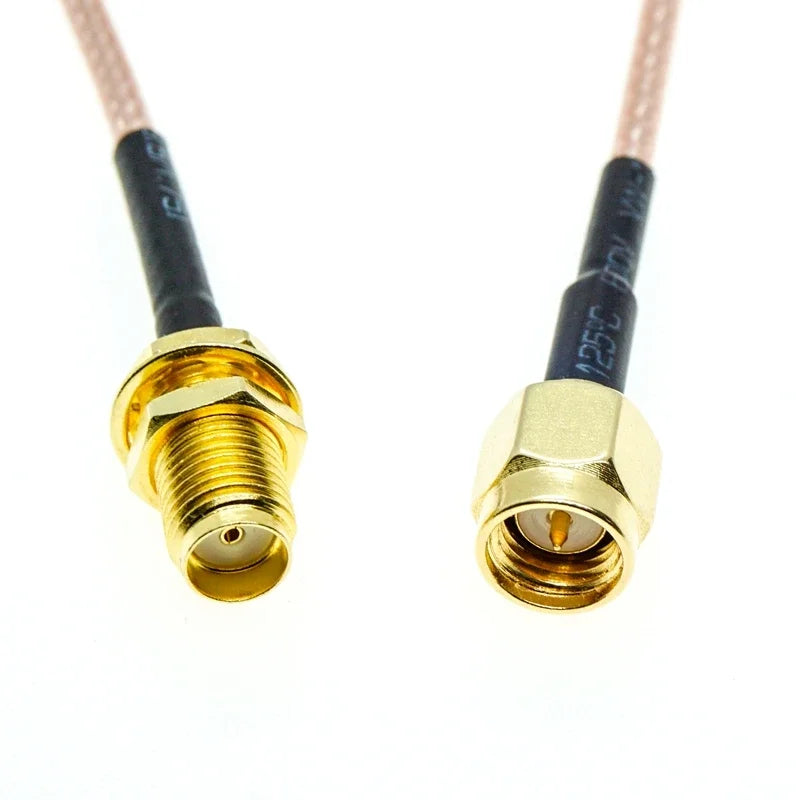 RG316 CABLE SMA Male To SMA Female Bulkhead Crimp connector Coax RF Extension Cable Coaxial Jumper Pigtail Wire