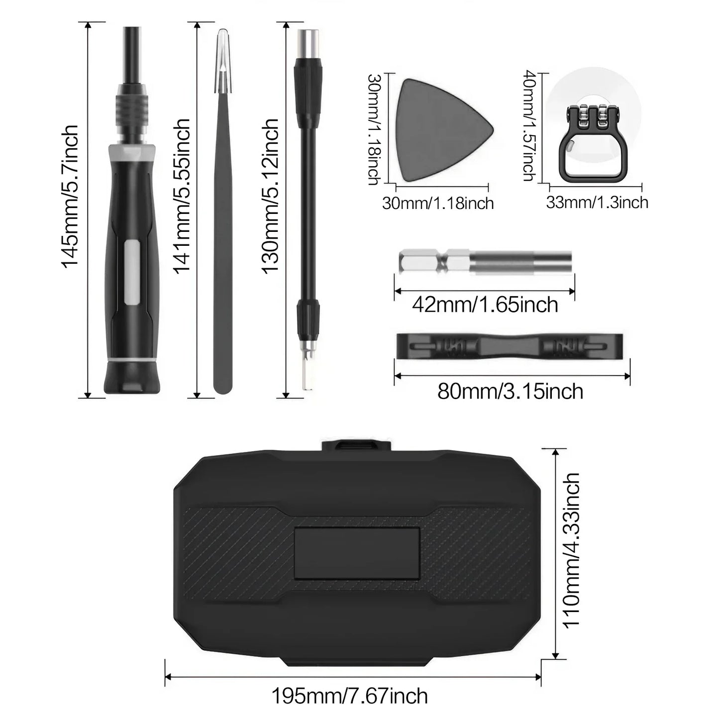 Jeu de tournevis de précision, kit d'outils pour ordinateur portable, kit de réparation de tournevis professionnel pour ordinateur 152/25 en 1, tournevis Torx T5 T6