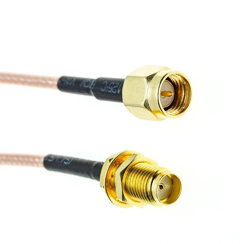 RG316 CABLE SMA Male To SMA Female Bulkhead Crimp connector Coax RF Extension Cable Coaxial Jumper Pigtail Wire