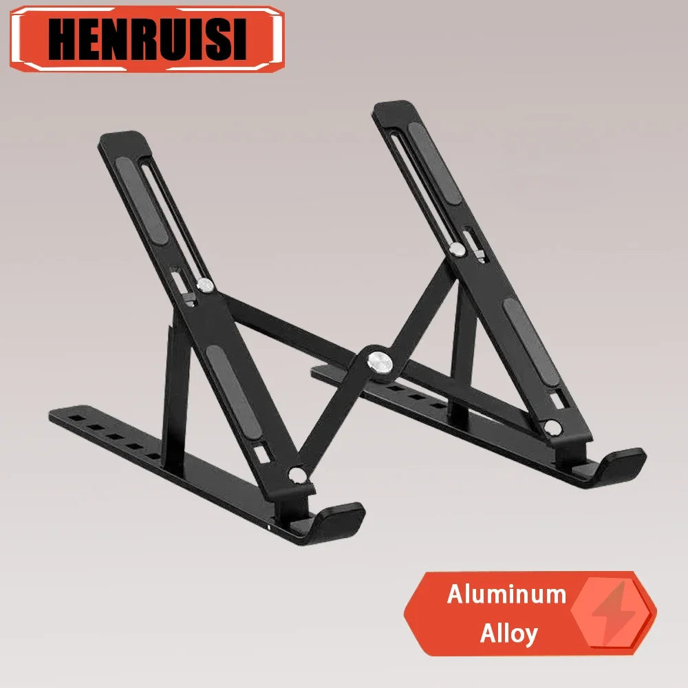 Portable Aluminum Laptop Stand Foldable Lap Top Base Notebook Support Computer Bracket For Macbook Air Pro Holder Accessories