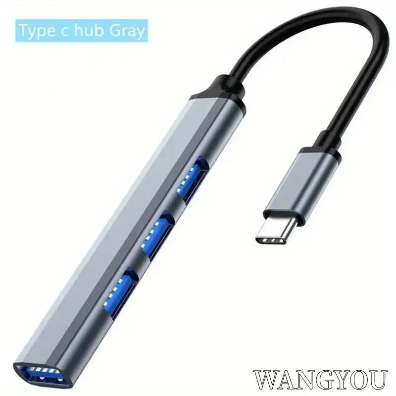 USB Dock Mobile Phone Computer Type C One Drag Four Expanders High Speed Transmission Multi Function Wire Divider