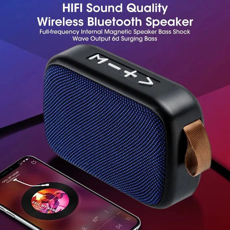 Nouveau haut-parleur sans fil extérieur portable Subwoofer Mini haut-parleur maison tissu carte haut-parleur