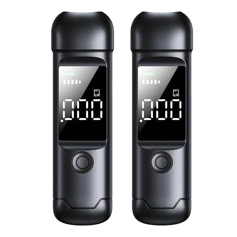Alcohol Tester with LED Digital Display Alcoholic Detector Personal Quick Response Accuracy Breathalyzer Drink Driving