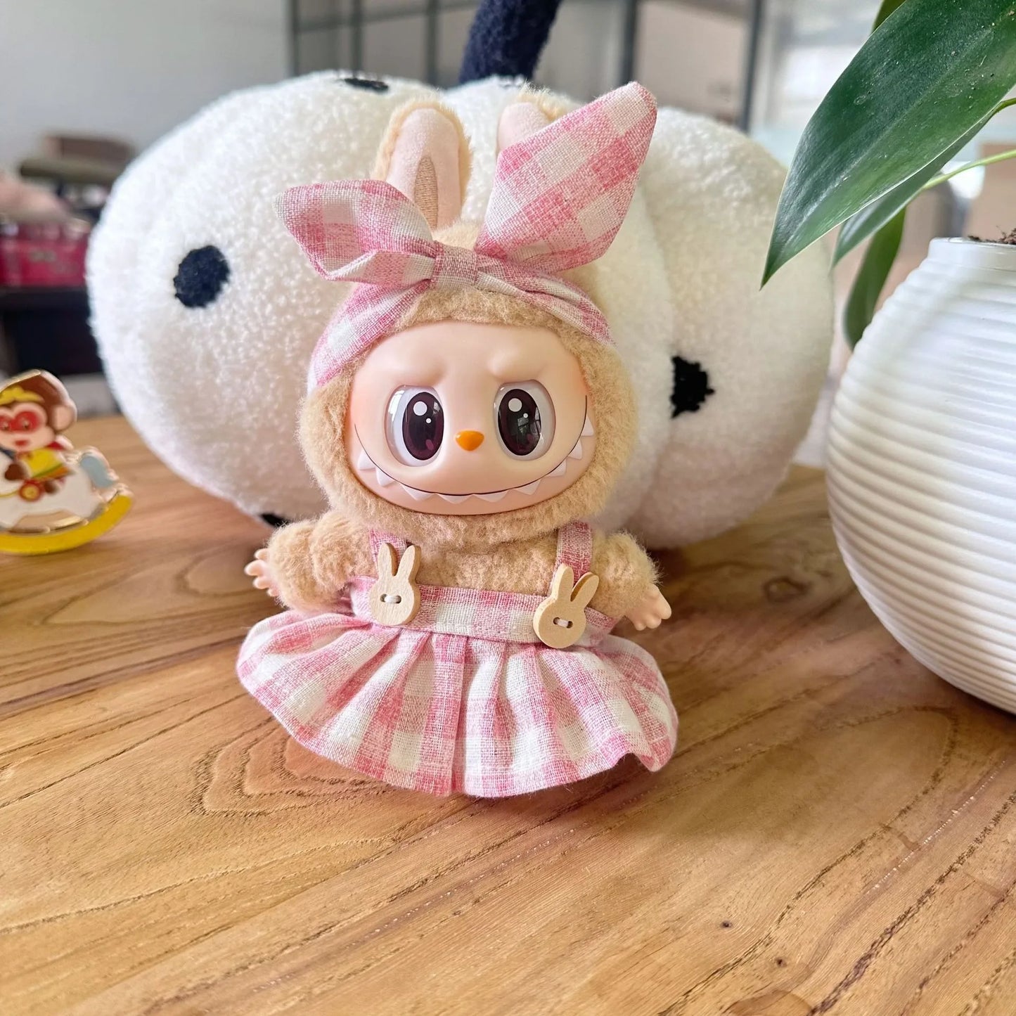 * Labubu Sit-Down Party Series doll clothes, clothing, designer luxury skirts, LABUBU accessories,labubu clothing designer