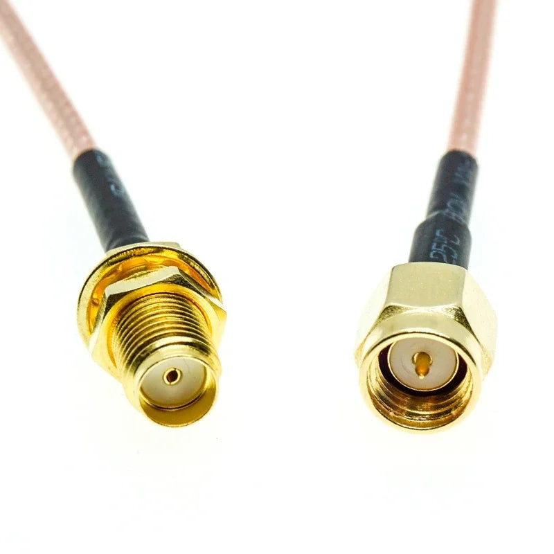RG316 CABLE SMA Male To SMA Female Bulkhead Crimp connector Coax RF Extension Cable Coaxial Jumper Pigtail Wire
