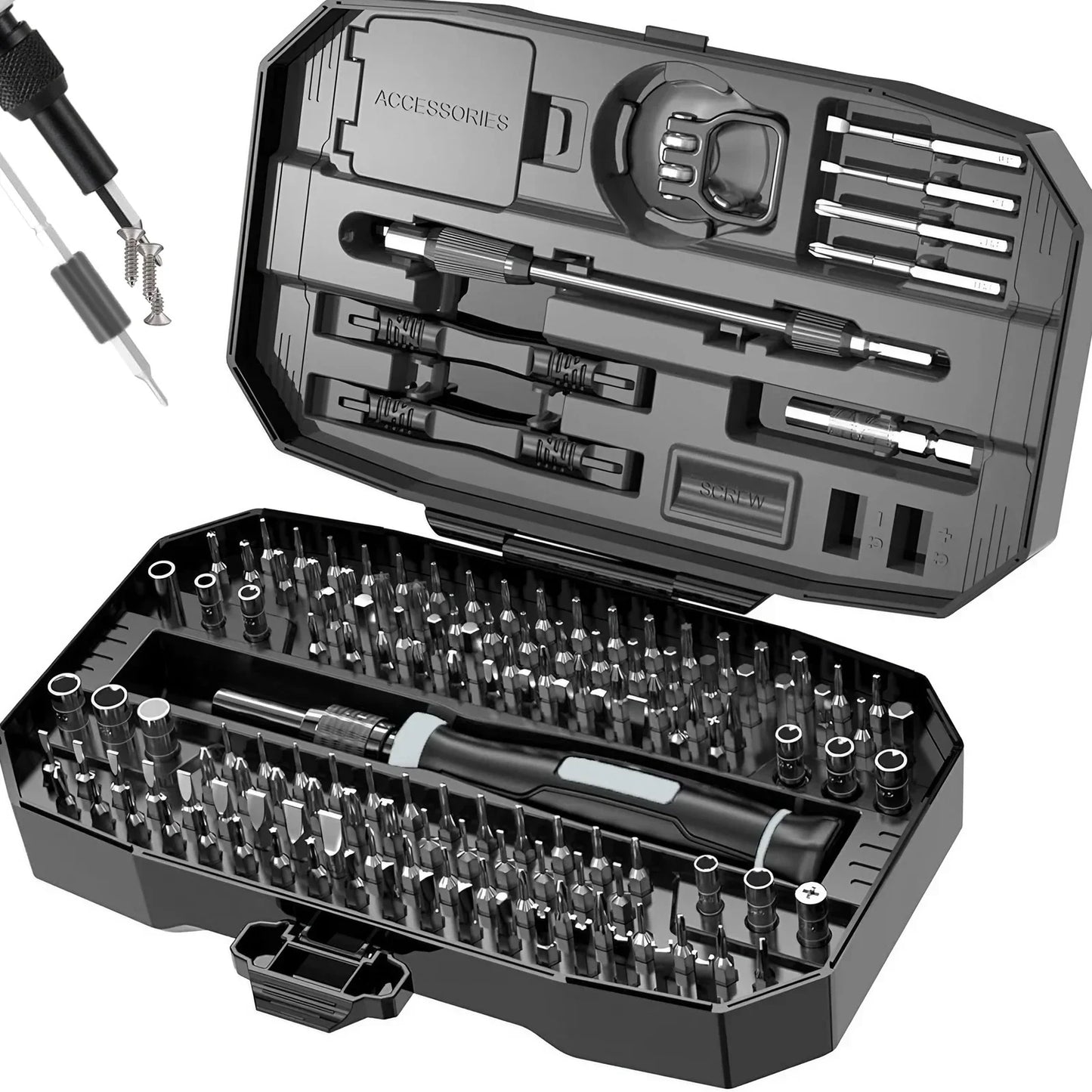 Jeu de tournevis de précision, kit d'outils pour ordinateur portable, kit de réparation de tournevis professionnel pour ordinateur 152/25 en 1, tournevis Torx T5 T6