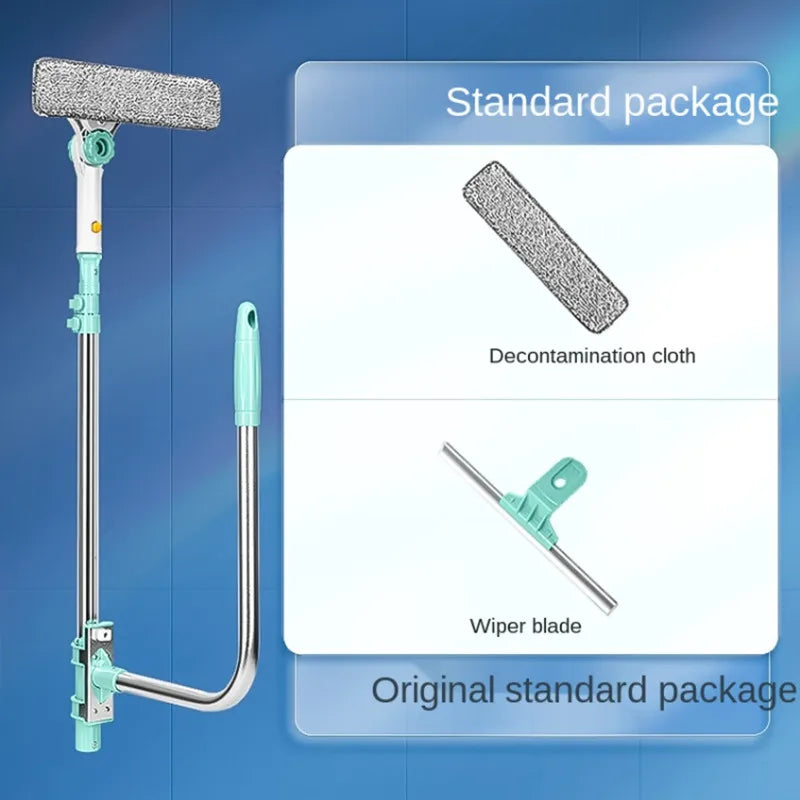Eworld Hot Upgraded Telescopic High-rise Window Cleaning Glass Cleaner Brush For Washing Window Dust Brush Clean Windows Hobot