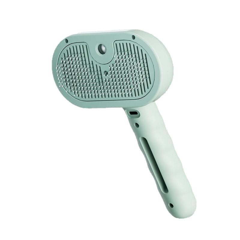 Peigne à cheveux pour animaux de compagnie, brosse de nettoyage pour poils d'animaux, toilettage pour chats, accessoires pour chiens, outils de démêlage, brumisateur d'eau, humidificateur, peigne, fournitures pour animaux de compagnie