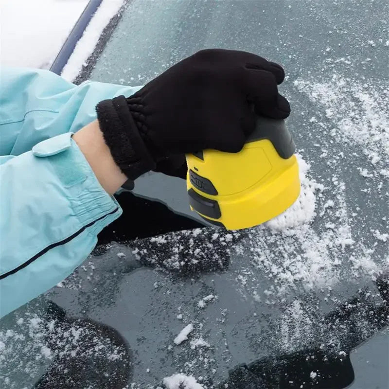 Grattoir à neige sans fil avec batterie, grattoir à glace électrique durable et portable pour fenêtre, pour le dégivrage automatique