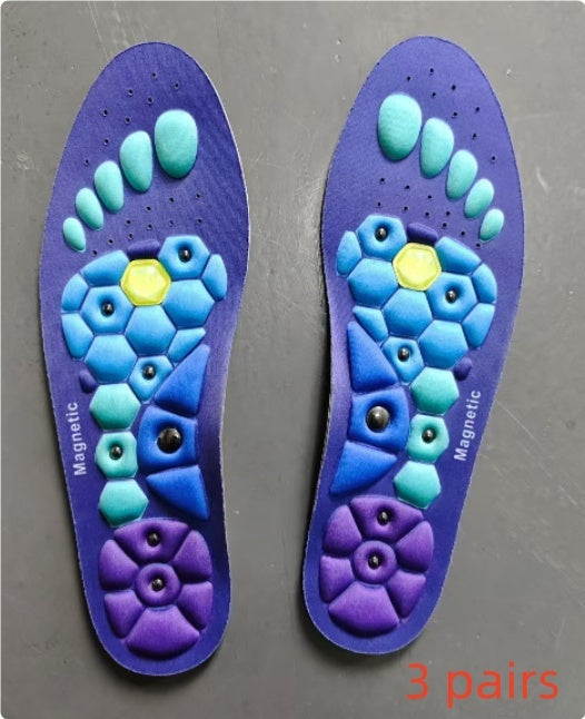 Semelles magnétiques médicales pour thérapie, semelles de sport, semelles orthopédiques, massage des pieds, perte de poids, amincissement, acupression, anti-fatigue, soins de santé