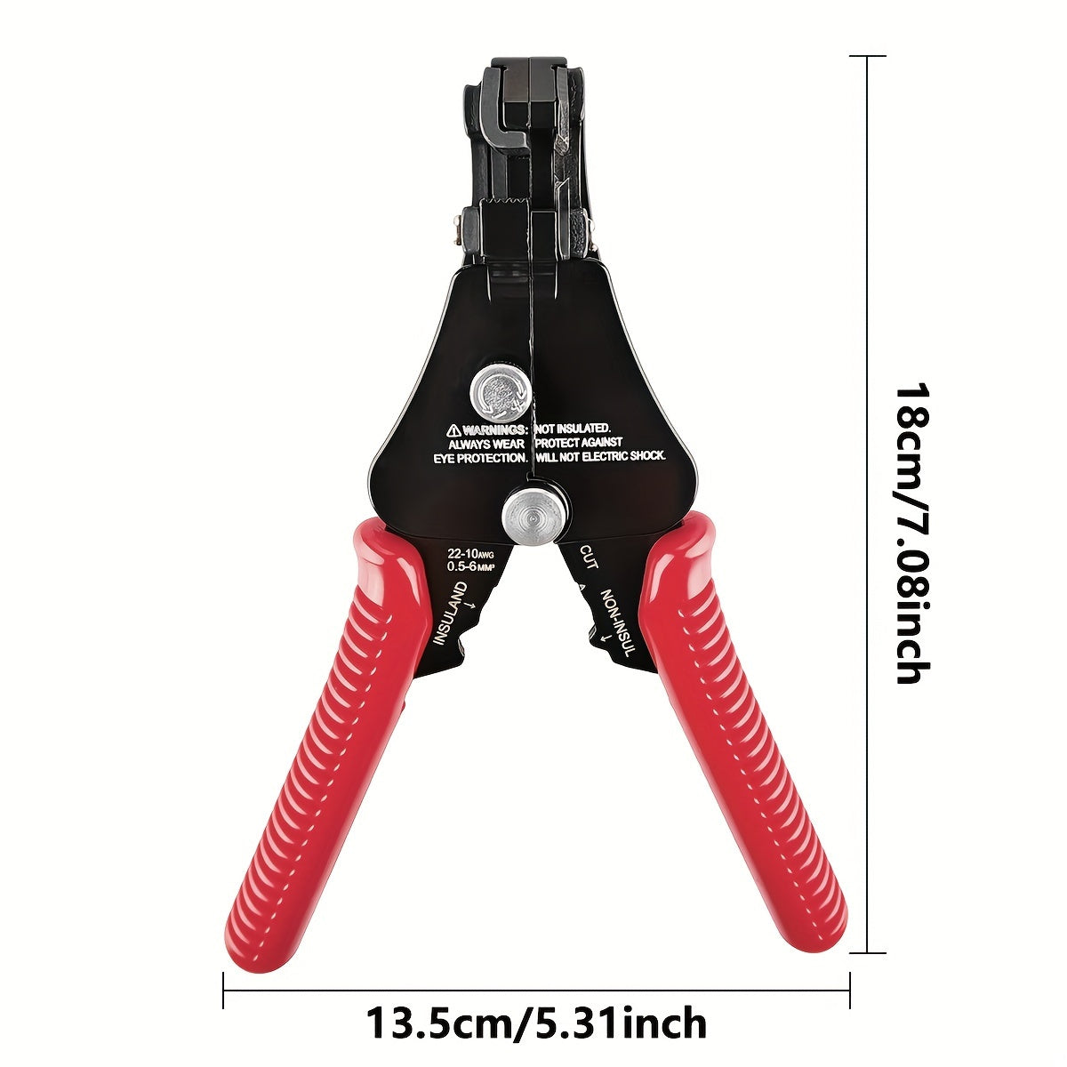 1pc Ultimate Automatic Wire Stripper - Precision Multifunction Tool for Safe & Effortless Electrical Wire Stripping, Cutting & Crimping - Perfect for DIYers & Electricians