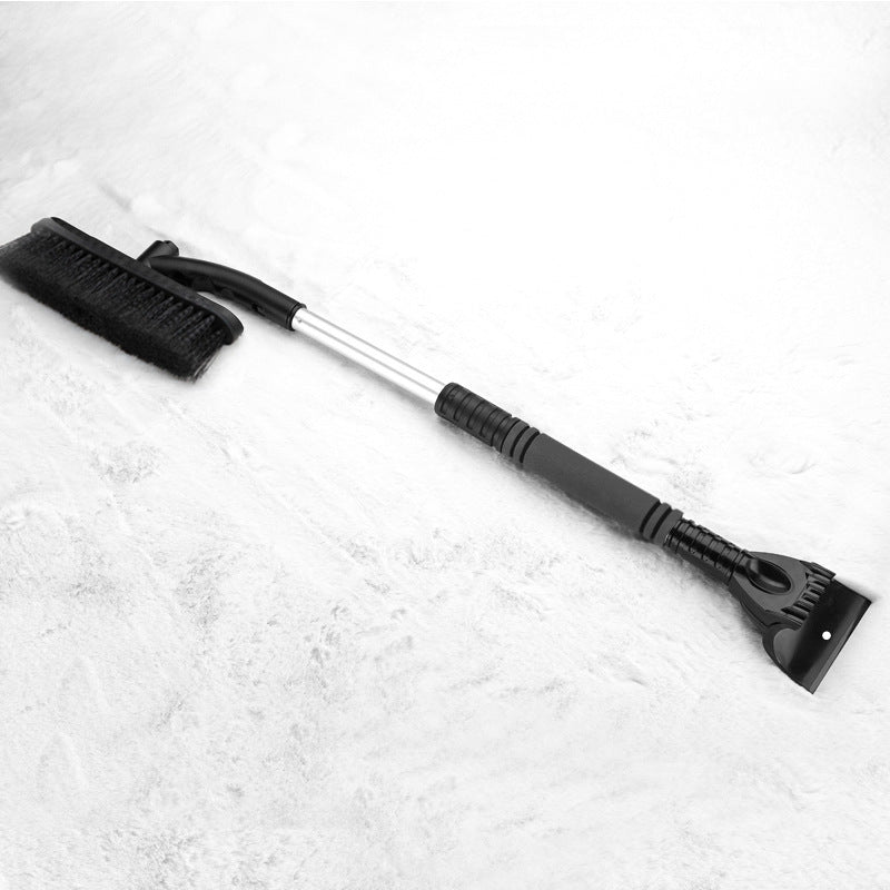 Brosse de nettoyage de voiture, grattoir à glace, pelle à neige amovible, brosse anti-poussière, brosse à neige extensible pour pare-brise, manche en mousse