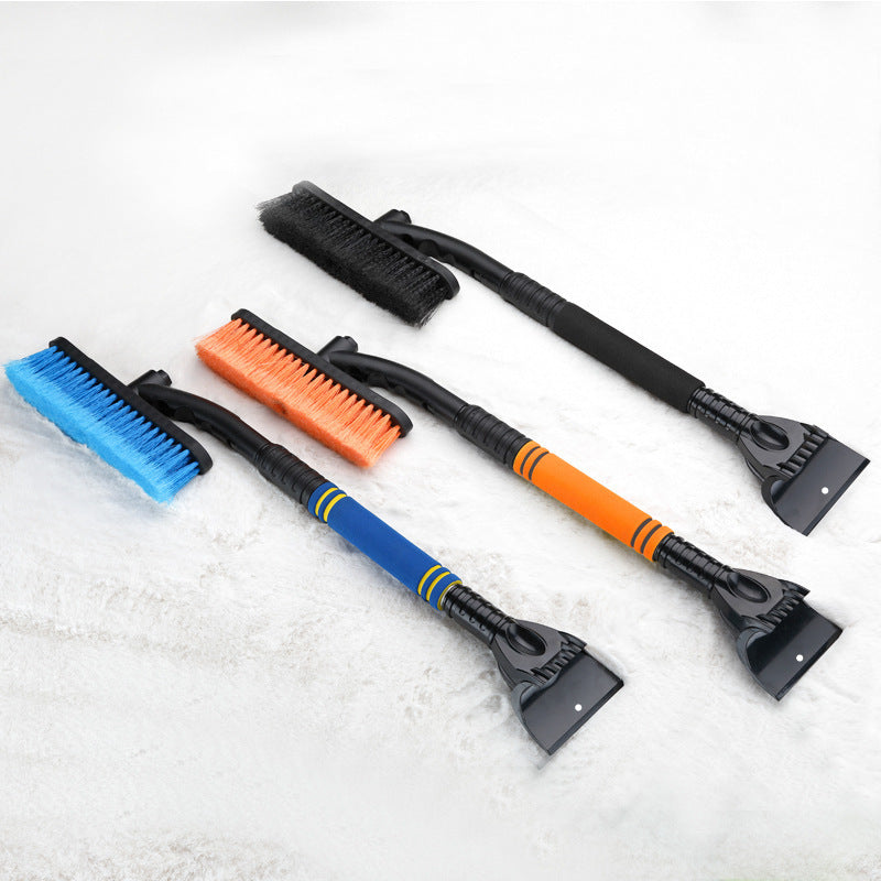 Brosse de nettoyage de voiture, grattoir à glace, pelle à neige amovible, brosse anti-poussière, brosse à neige extensible pour pare-brise, manche en mousse