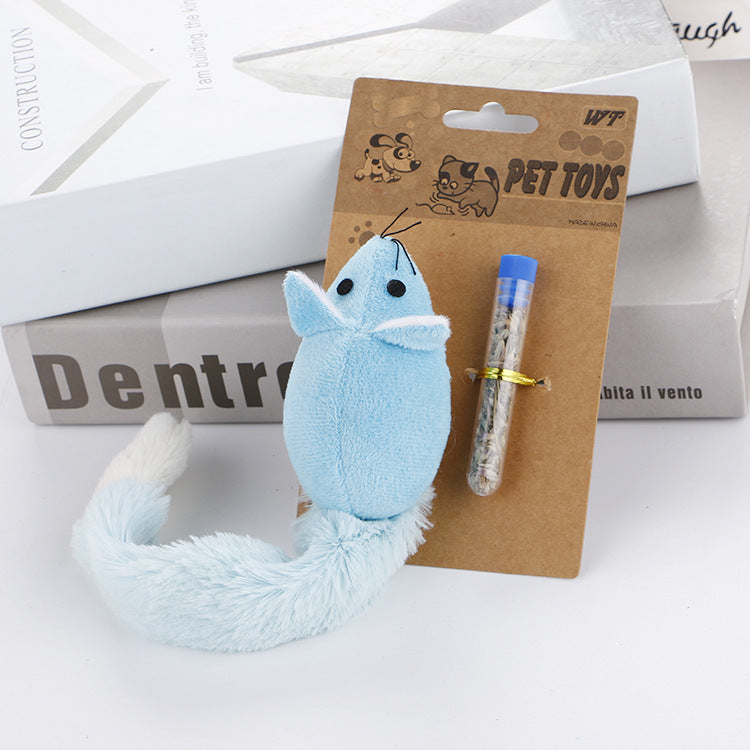 Souris à longue queue pour chat, jouets amusants pour animaux de compagnie, jouets pour chats, jouets d'entraînement pour souris, jouets amusants, produits interactifs pour animaux de compagnie
