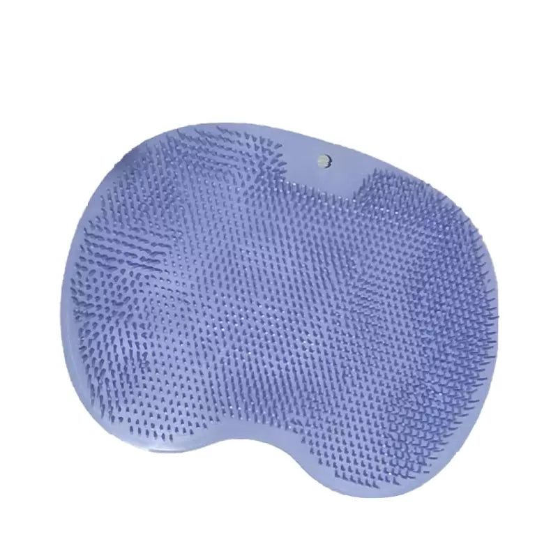 Brosse de douche massante antidérapante avec coussin exfoliant – Améliore la circulation et nettoie les pieds – Accessoires de salle de bain