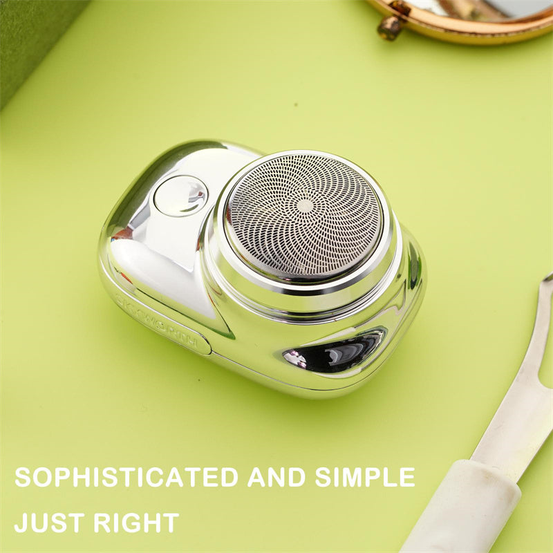 Mini rasoir portable sans fil rechargeable par USB, rasoir électrique pour le visage, humide et sec, indolore, petite taille, pour hommes