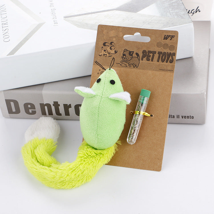 Souris à longue queue pour chat, jouets amusants pour animaux de compagnie, jouets pour chats, jouets d'entraînement pour souris, jouets amusants, produits interactifs pour animaux de compagnie