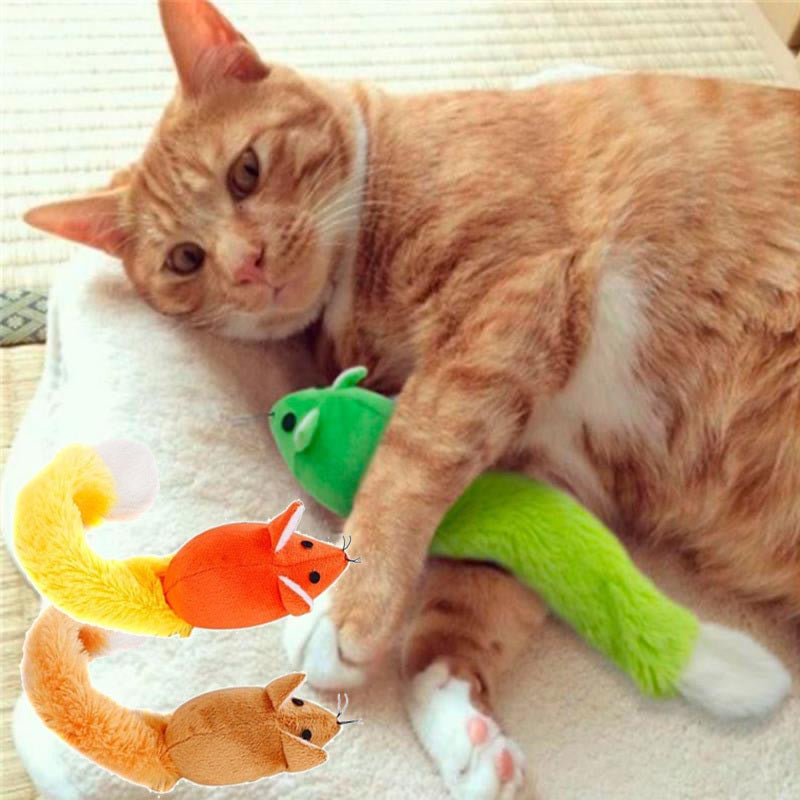 Souris à longue queue pour chat, jouets amusants pour animaux de compagnie, jouets pour chats, jouets d'entraînement pour souris, jouets amusants, produits interactifs pour animaux de compagnie