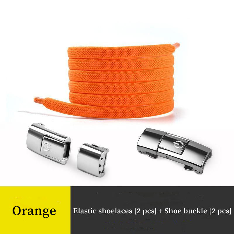 New Lightweight Button Switch Buckle Tie-Free Shoelaces For Adults