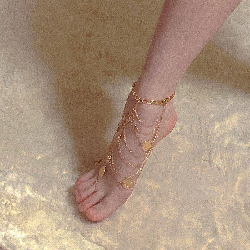 Fashion Personality Retro Tassel Anklet For Women