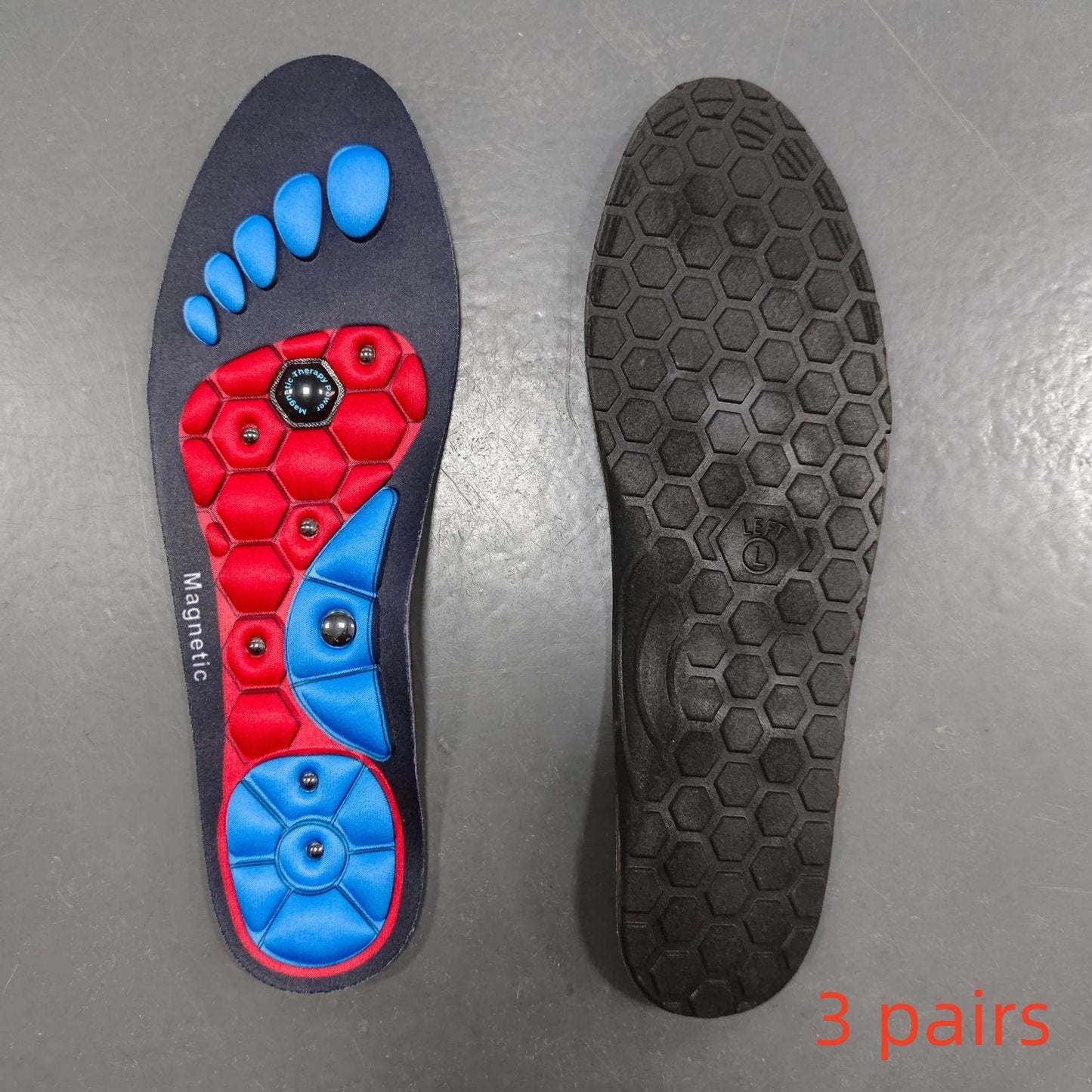 Semelles magnétiques médicales pour thérapie, semelles de sport, semelles orthopédiques, massage des pieds, perte de poids, amincissement, acupression, anti-fatigue, soins de santé