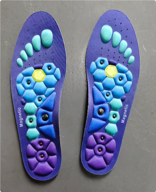 Semelles magnétiques médicales pour thérapie, semelles de sport, semelles orthopédiques, massage des pieds, perte de poids, amincissement, acupression, anti-fatigue, soins de santé