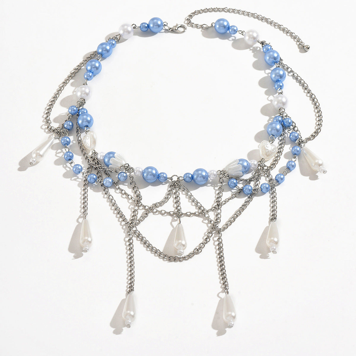 Collier pendentif longue chaîne clavicule pour femme
