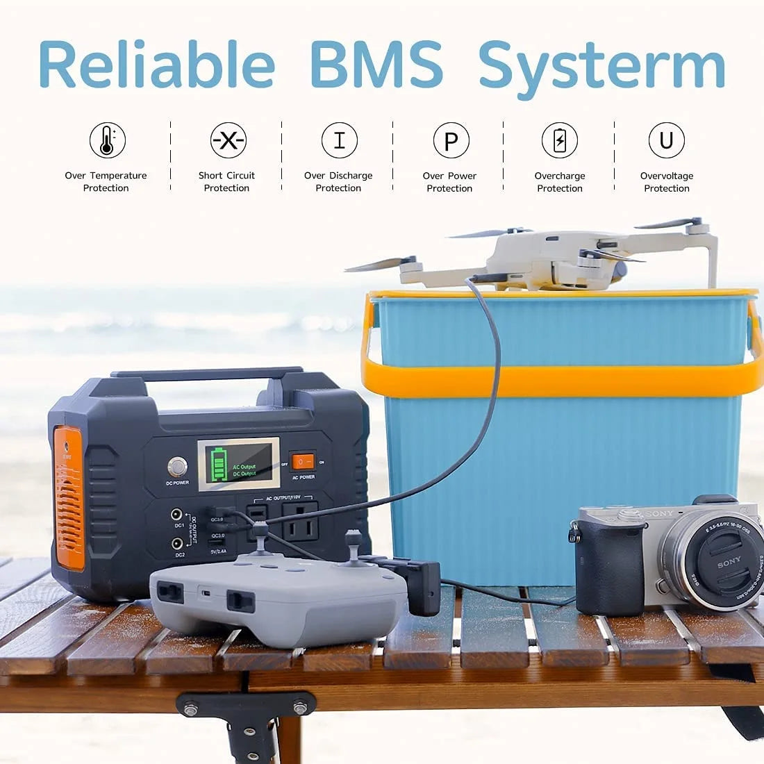 Portable Power Station Photovoltaic Module Solar Energy System Solar Generator With Panel Home Use Travelling Camping