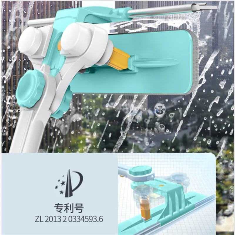 Brosse télescopique de nettoyage de vitres de grande hauteur améliorée par Eworld Hot pour le nettoyage de la poussière des vitres Brosse de nettoyage des vitres Hobot