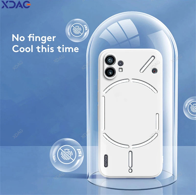 Coque de téléphone pour téléphone (1) One 5G A063, simple et tendance, protection arrière en silicone liquide de haute qualité, originale