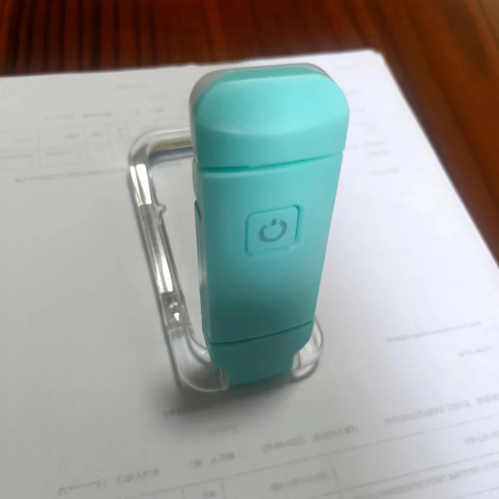 USB Rechargeable Book Light Brightness Adjustable for Eye-Protection LED Clip on Portable Bookmark Light for Reading in Bed Car