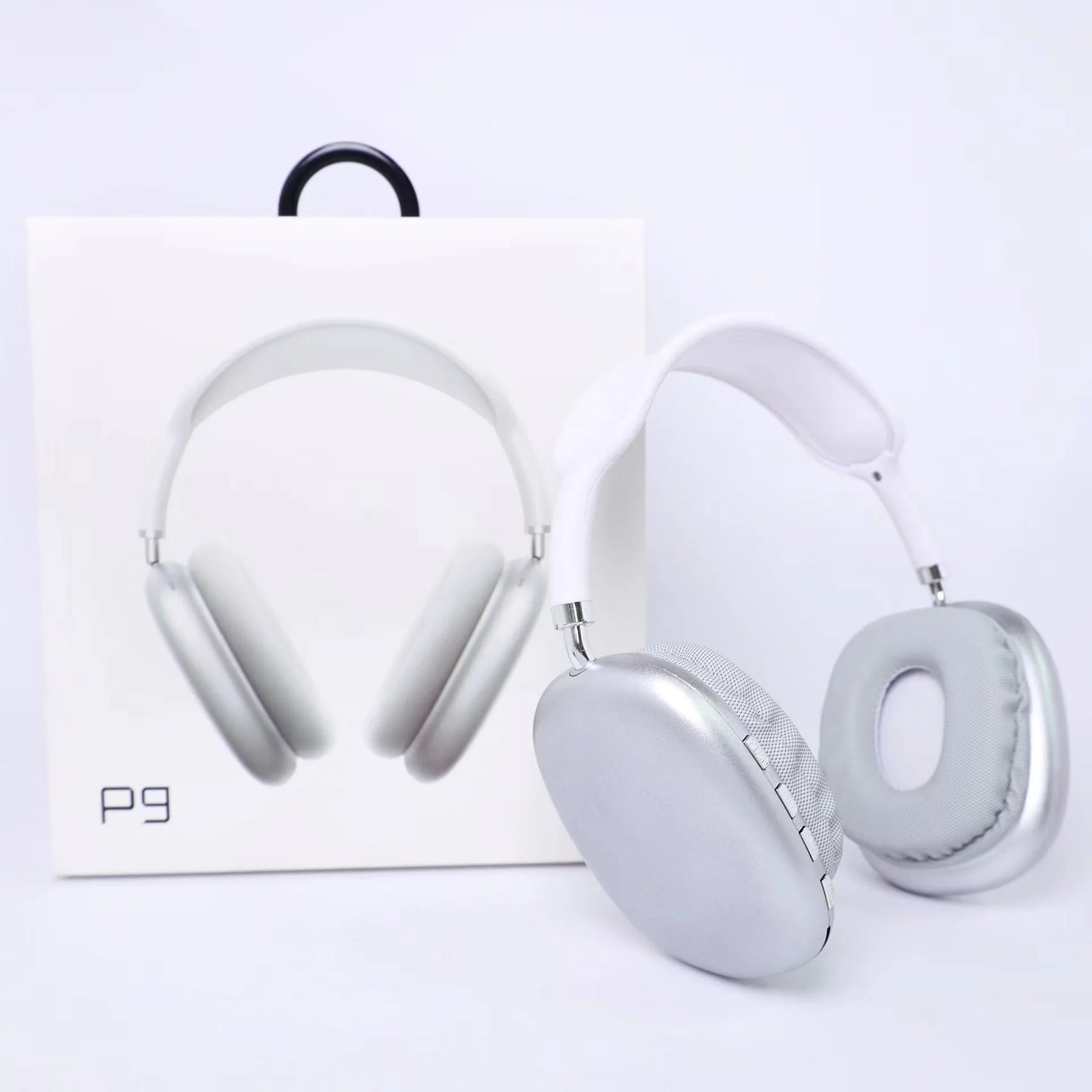 Casque Bluetooth sans fil P9 pour jeux et sports de plein air, avec micro et réduction du bruit