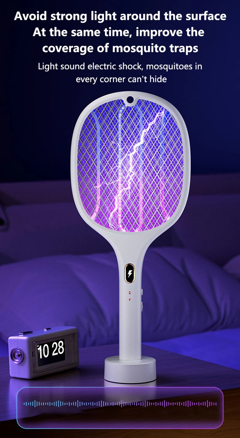 Xiaomi Purple Light Mosquito Swatter 3in1 Automatic Mosquito Trap 3000V Type-C Charging Household Electric Shock Mosquito Slayer